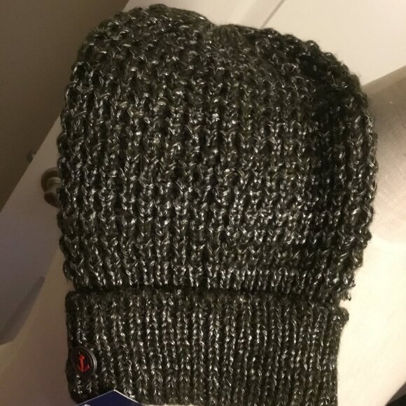 Sperry Top-Sider Unisex Dark Grey/Black/Silver Hat OSFM - Picture 3 of 5